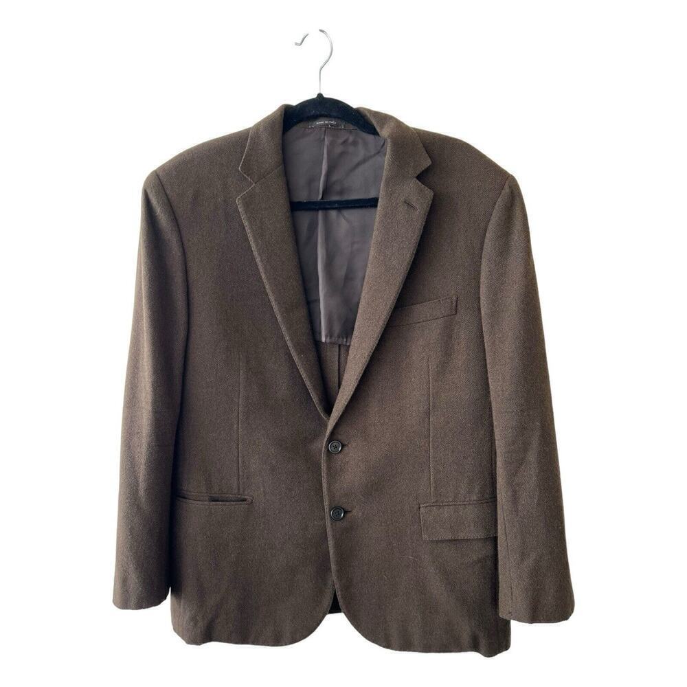 Ralph Lauren Black Label Slim Fit 100% Wool Brown blazer Sport Jacket 42R